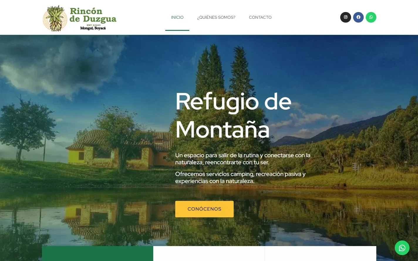 Country hotel — homepage of rincondeduzgua.com